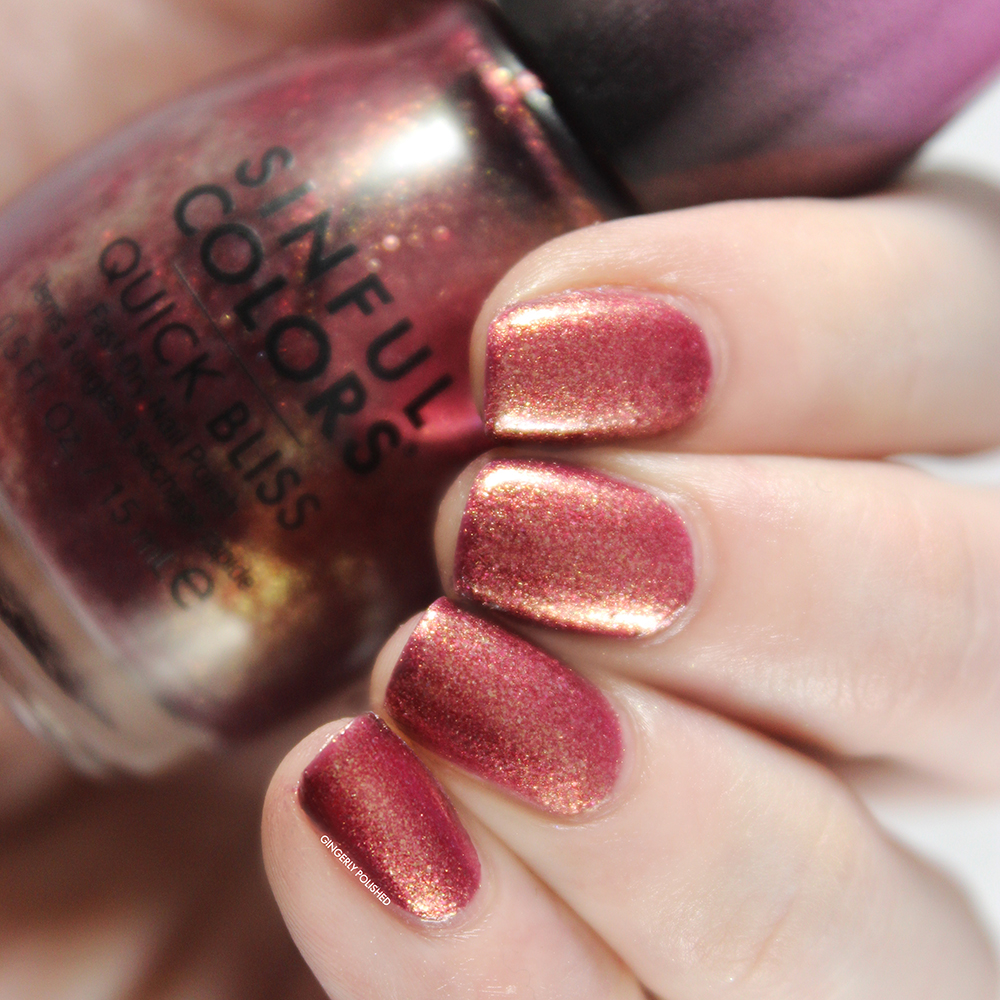 Sinful Colors 'Quick Bliss' Shades – Swatches & Review – GINGERLY