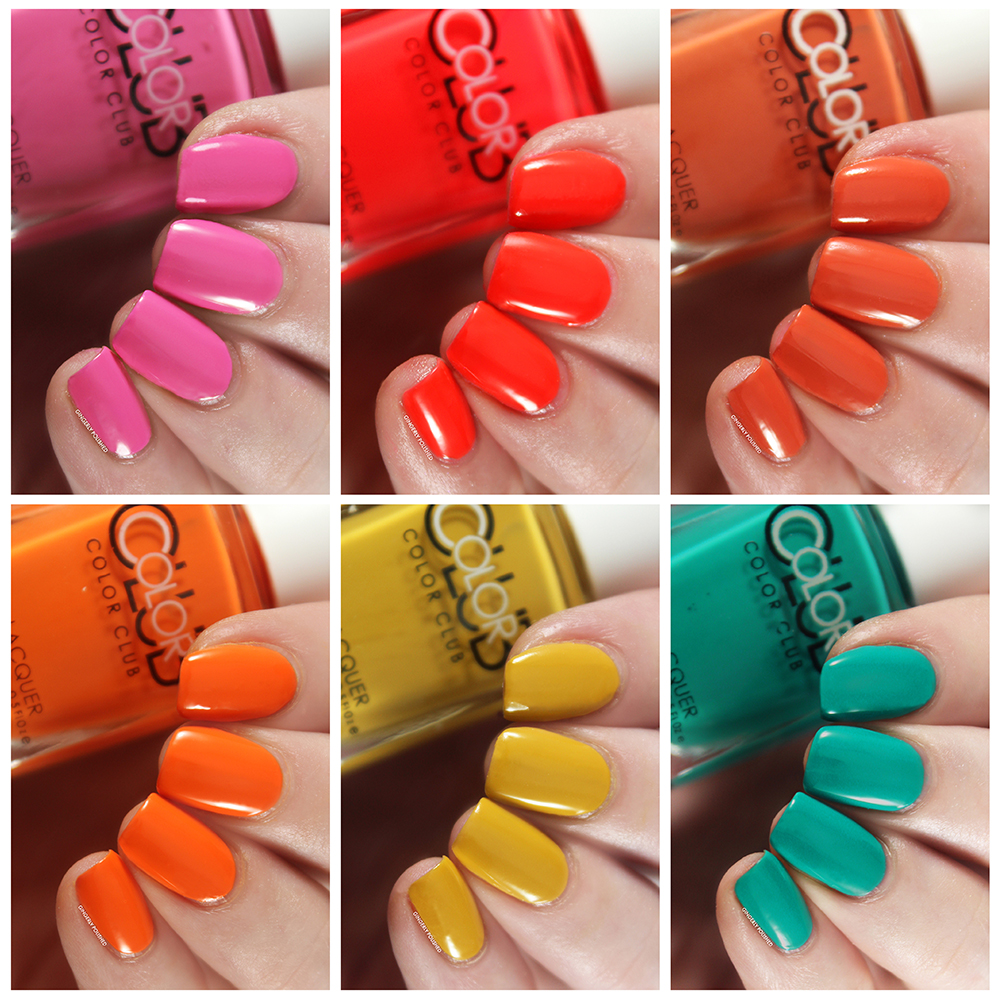 Color Club 'Jersey Girl' Collection – Swatches & Review – GINGERLY