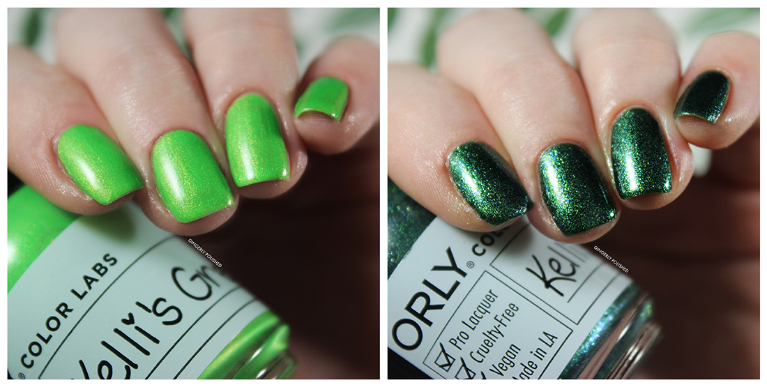 Orly x Kelli Marissa 'The Greens' 2021 – Swatches & Review