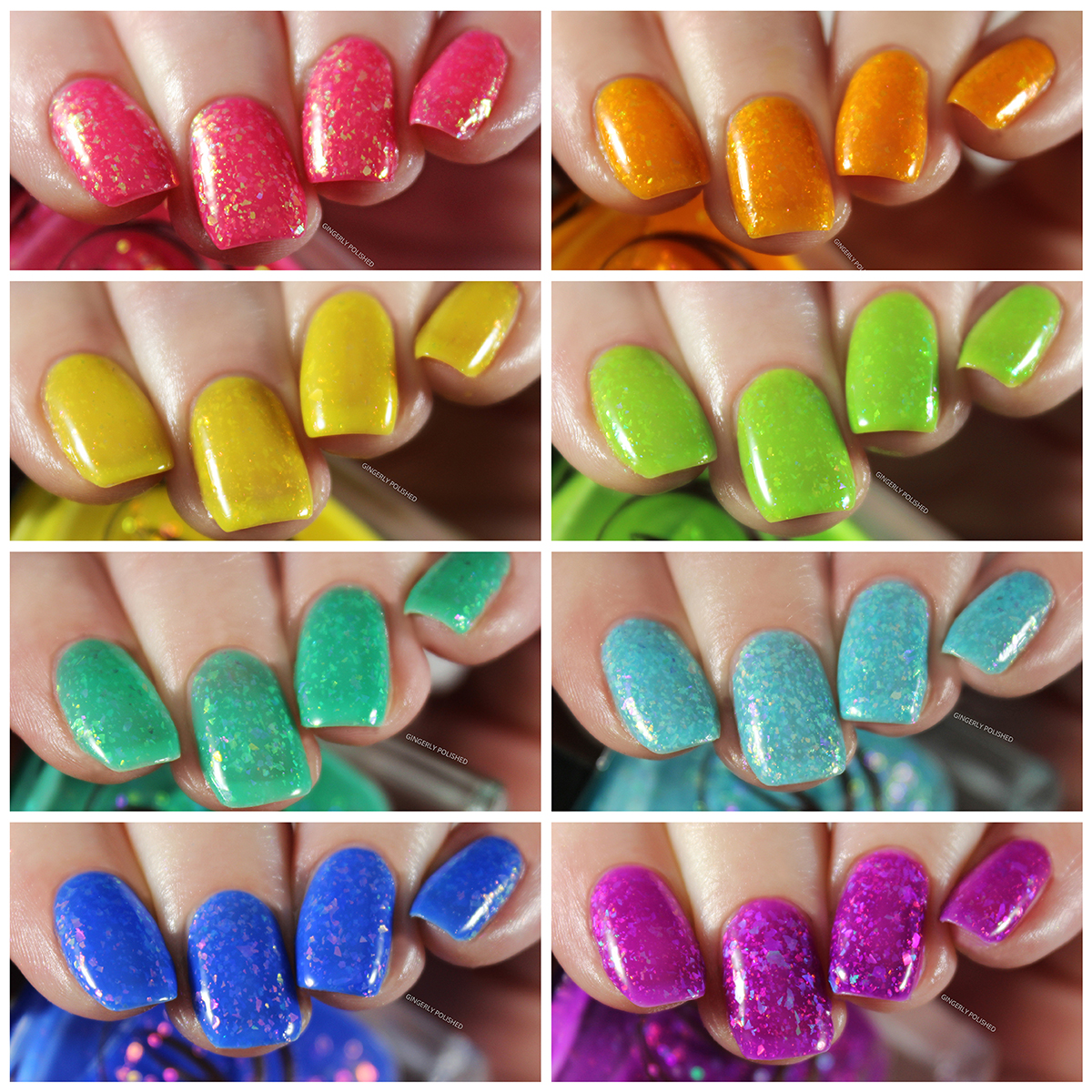 Mooncat ‘Kaleidoscope Haze’ Collection Swatches & Review GINGERLY