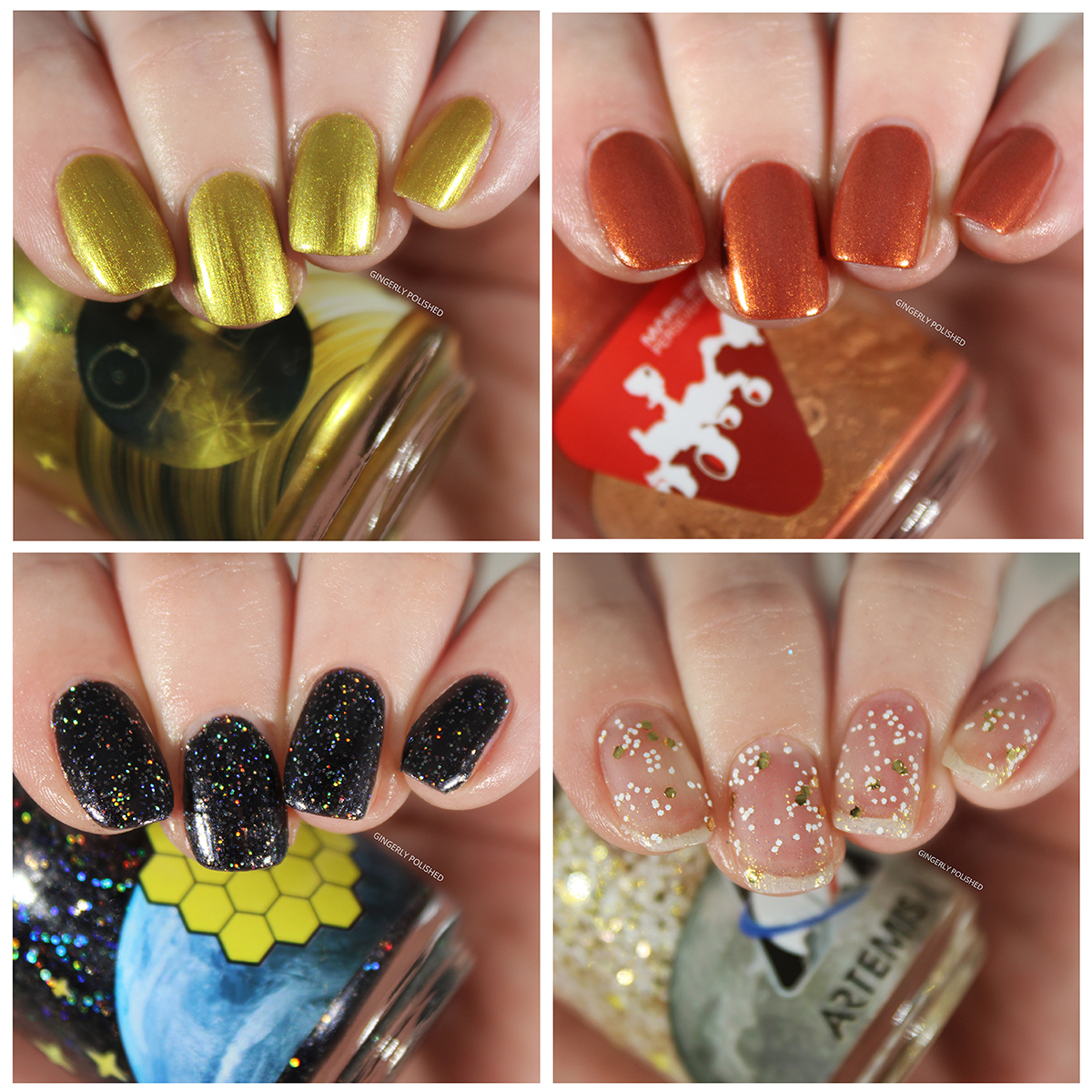 Orly x NASA 2023 Collection – Swatches & Review – GINGERLY POLISHED