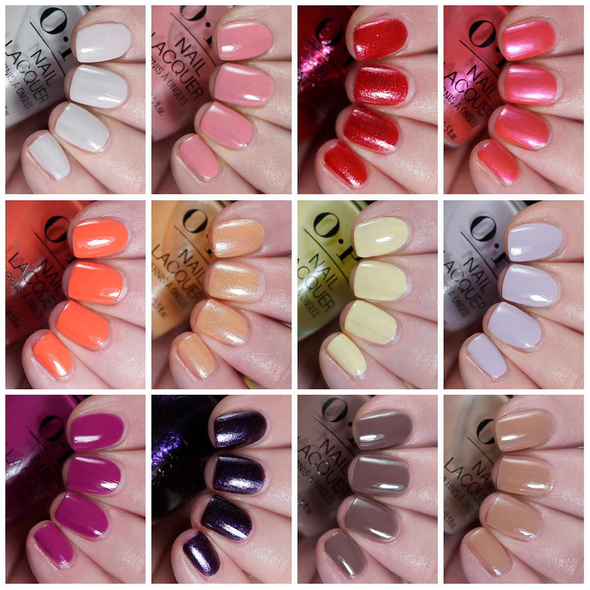 【希少】アンカーホッキング　ホブネイル　レッドリム OPI 'The New OPIcons' Spring 2026 Collection – Swatches & Review